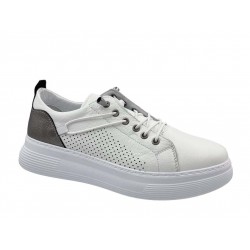 Pace Comfort 16003 White Δερμάτινα Γυναικεία sneakers