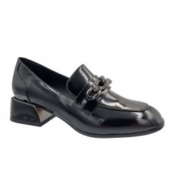 Adam's 815-24504 Μαύρες Μοκασίνια