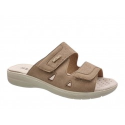 B-Soft 09127 Beige Γυναικείες Παντόφλες 