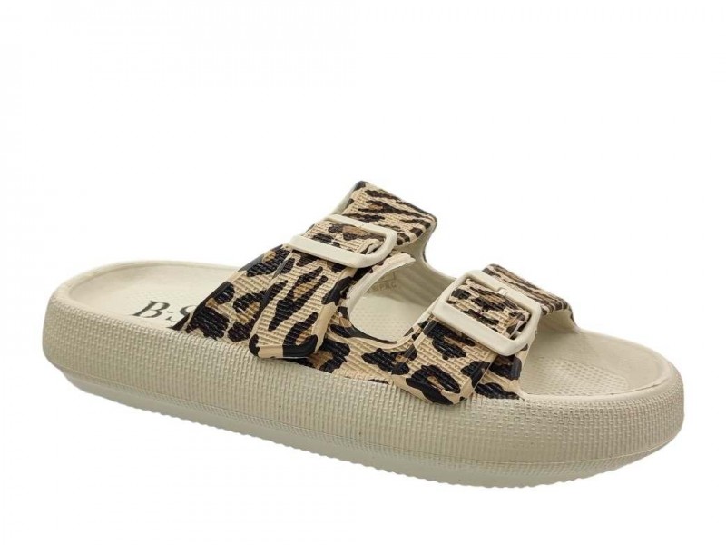 B-Soft | Animal Print Σαγιονάρες |Papoutsomania.gr