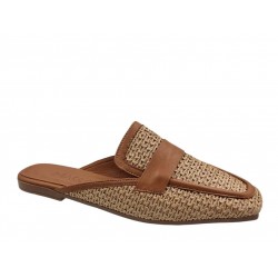 Mago 97627 Coconut Δερμάτινα Γυναικεία Mules