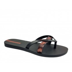 Ipanema 780-25380 Black Brown Γυναικείες Σαγιονάρες