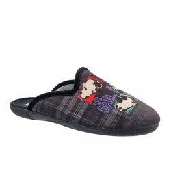 Adam's 624-25524 Negro terpel Ανδρικές Παντόφλες