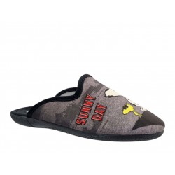 Adam's 624-25539 Negro terpel Ανδρικές Παντόφλες