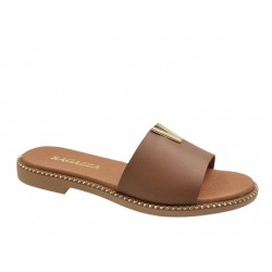 Ragazza 01025 Ταμπά Δερμάτινα Γυναικεία Σανδάλια