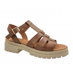 Ragazza 0544 Ταμπά Δερμάτινα Πέδιλα