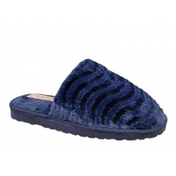 Kolovos 126-09 Μπλε Γυναικείες Παντόφλες Fleece