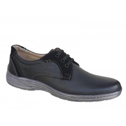 SOFTIES 3124 Μαύρα Casual Ανδρικά Παπούτσια