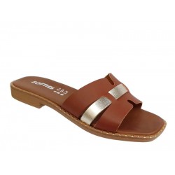 SOFTIES 9303 Κονιάκ Πέδιλα - Παντόφλες πόλης