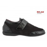 Δερμάτινα Παπούτσια Relax anatomic 8307-32 Μαύρα Γυναικεία Μοκασίνια