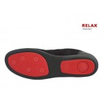 Δερμάτινα Παπούτσια Relax anatomic 8307-32 Μαύρα Γυναικεία Μοκασίνια