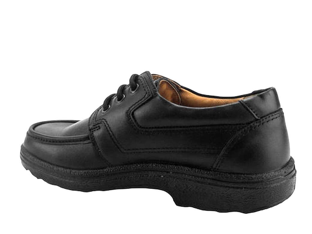 Boxer 01575 14-111 Μαύρα Δερμάτινα Ανδρικά Σκαρπίνια