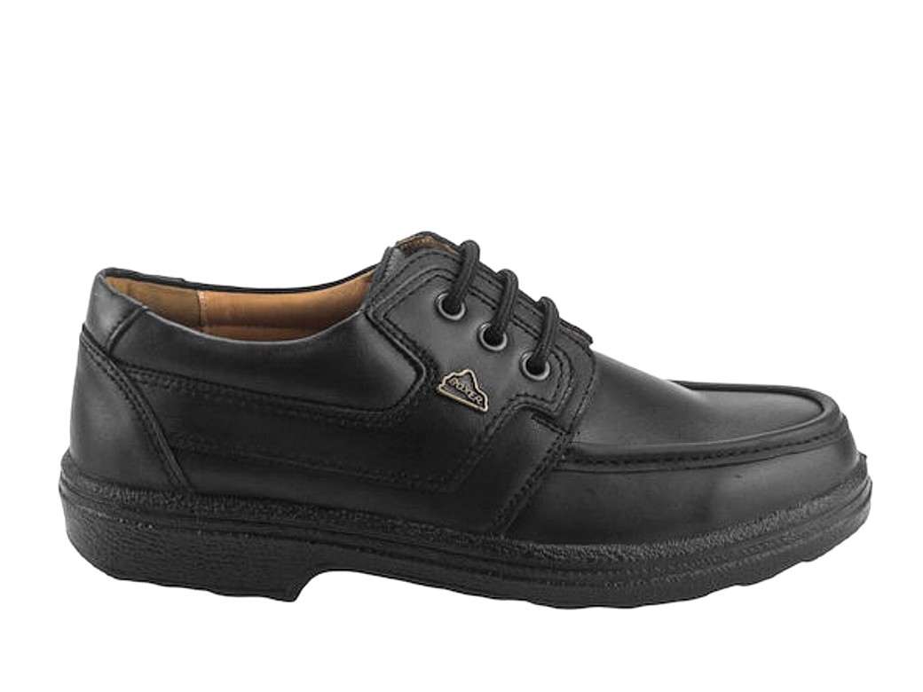 Boxer 01575 14-111 Μαύρα Δερμάτινα Ανδρικά Σκαρπίνια