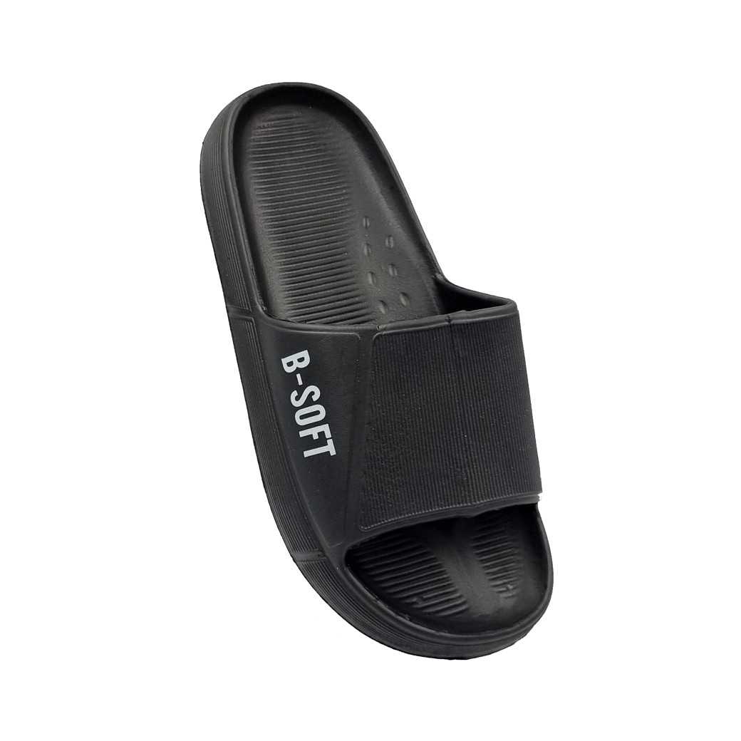 B-soft 55/22801 Μαύρες Ανδρικές Σαγιονάρες