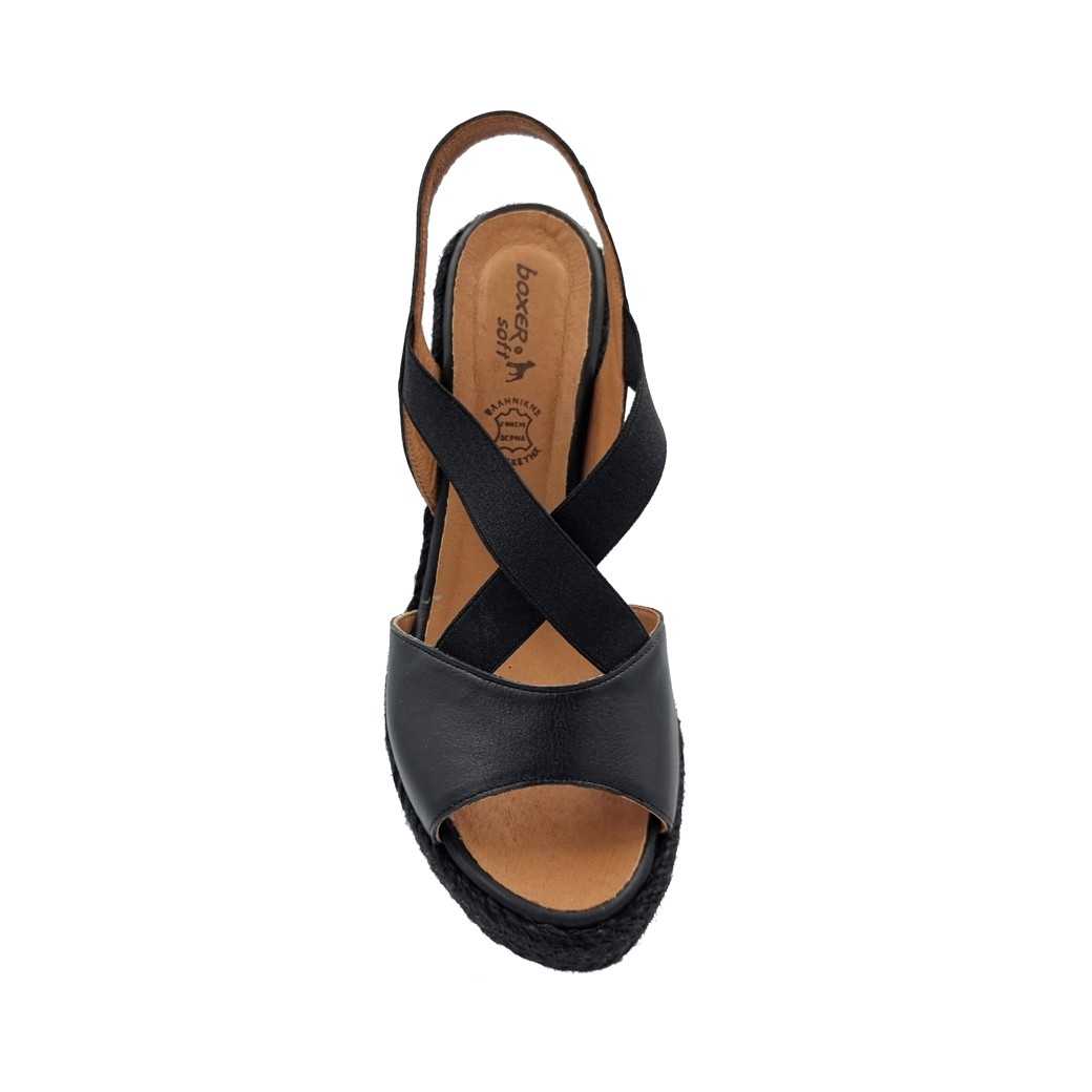 Boxer 82684 10-011 Μαύρες Γυναικείες Πλατφόρμες