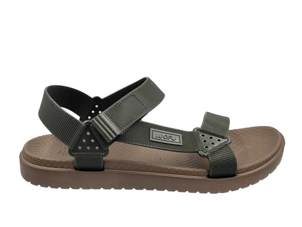 Zak - Luofu SD-11009 Khaki Ανδρικά Σανδάλια