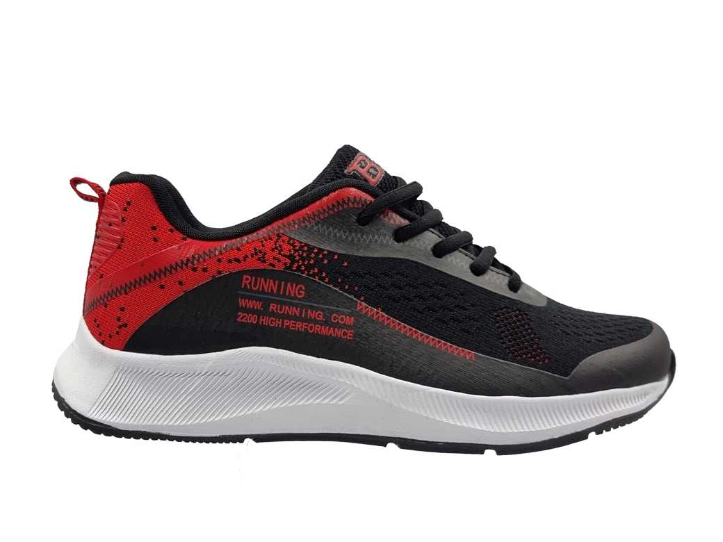 Zak-BC sd14029 Black-Red Γυναικεία Sneakers