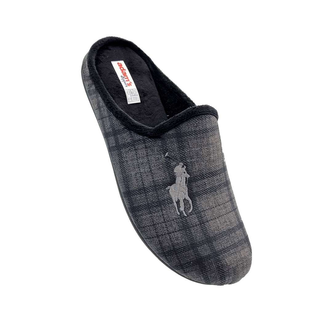 Adam's 758-23505 Γκρι Polo Ανδρικές Παντόφλες