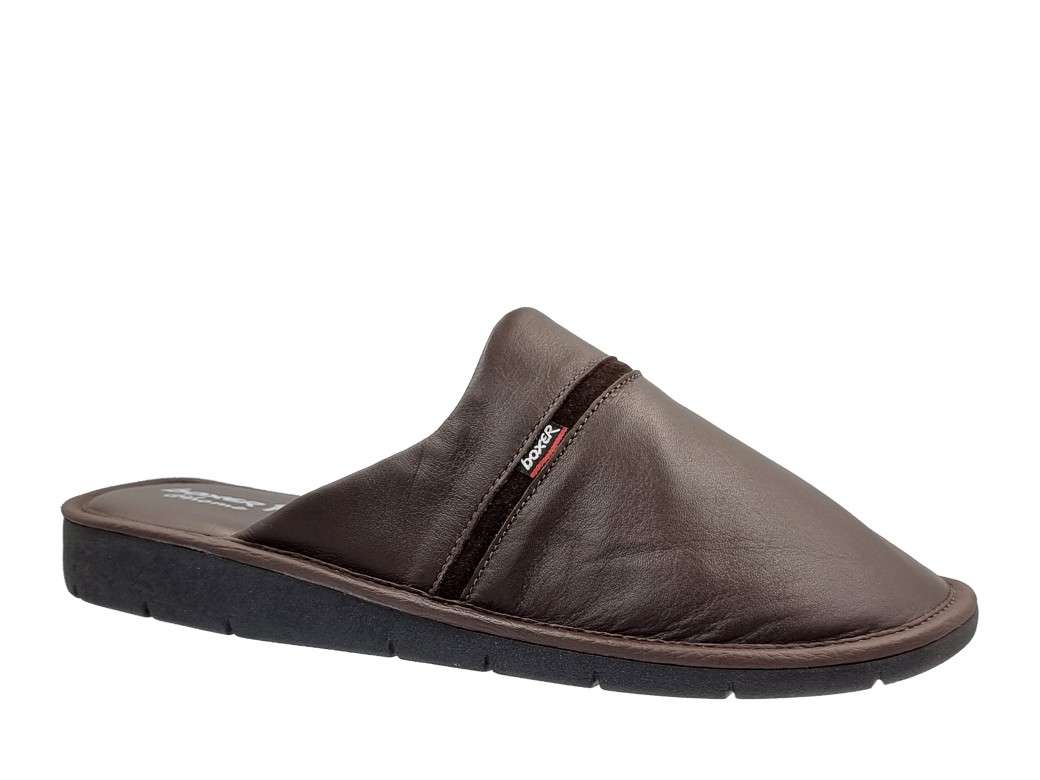 Boxer 18044 10-014 Καφέ Ανδρικές Παντόφλες