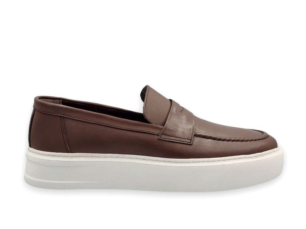 Phill Hagan K-101 Tan Δερμάτινα Casual Ανδρικά Μοκασίνια