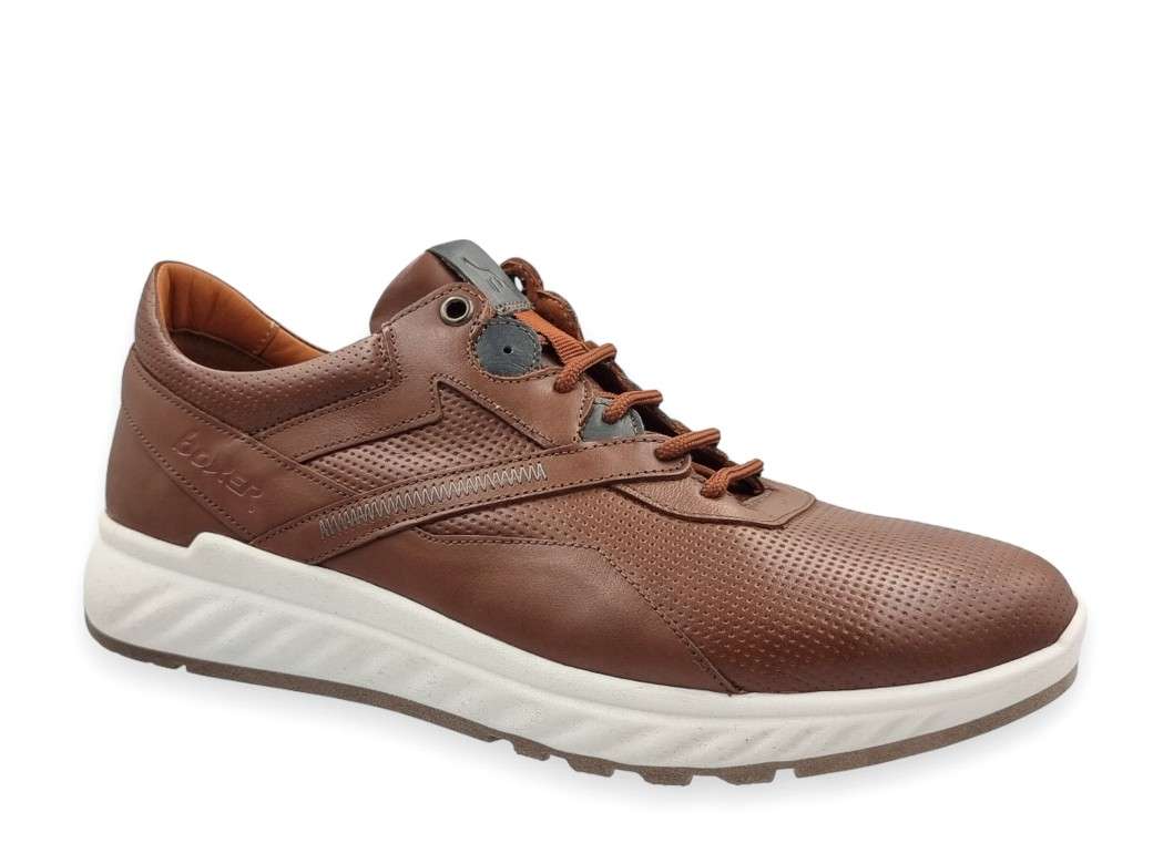 Boxer 43009 15-019 Ταμπά Δερμάτινα Ανδρικά Sneakers