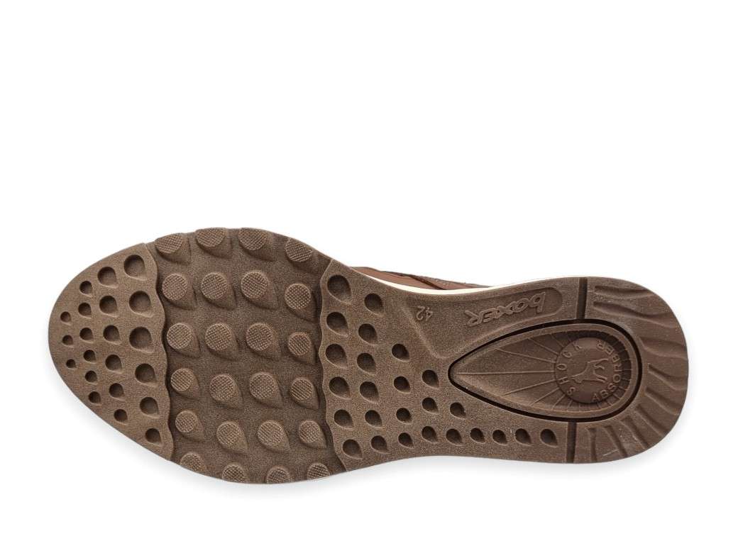 Boxer 43009 15-019 Ταμπά Δερμάτινα Ανδρικά Sneakers