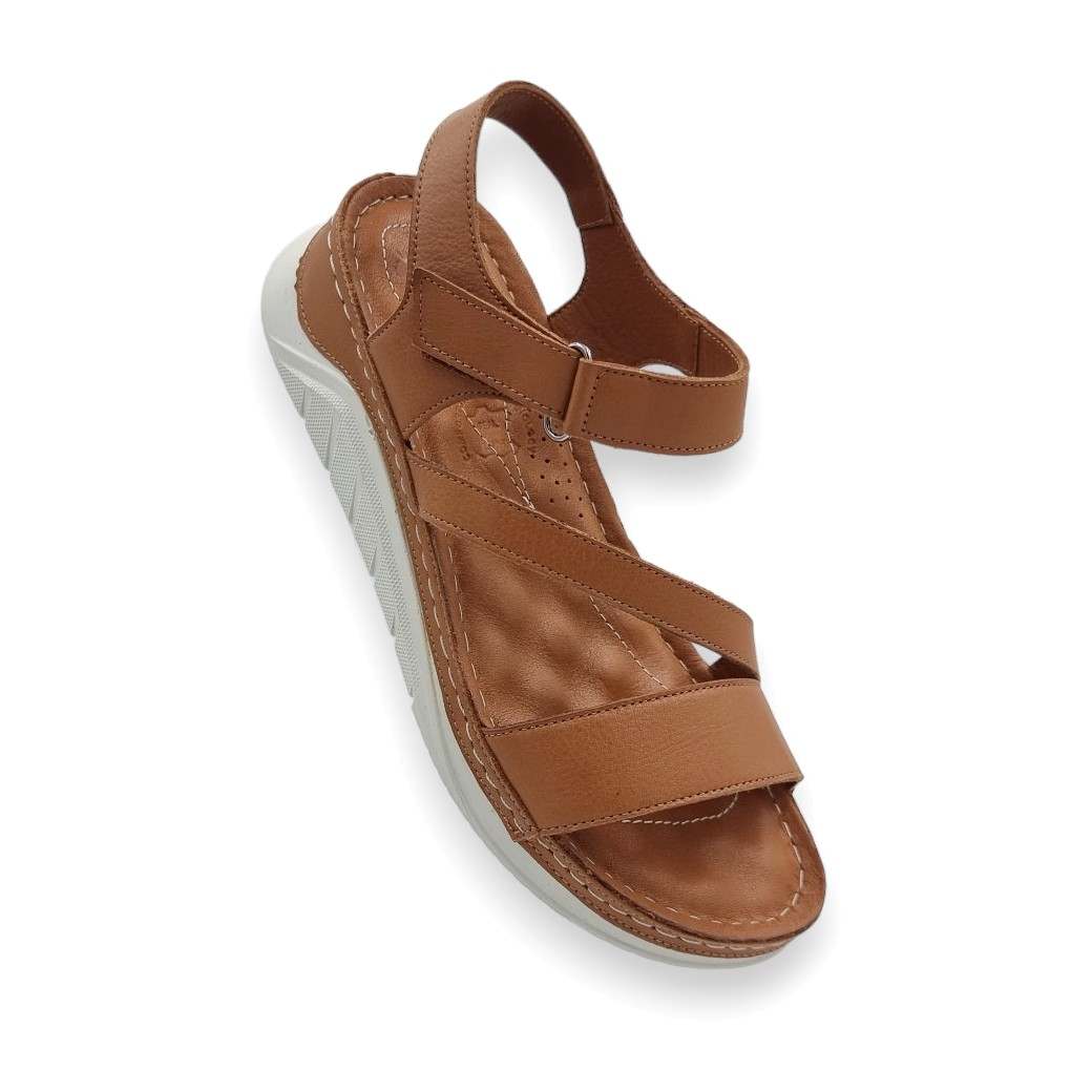 Boxer 98604 10-019 Ταμπά Δερμάτινα Γυναικεία Πέδιλα