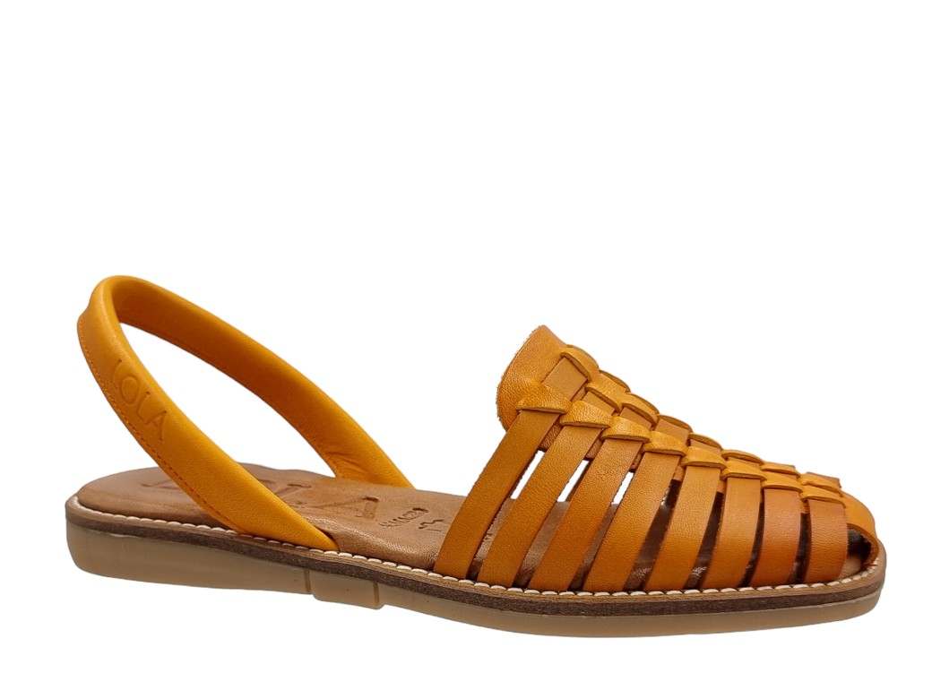 Lola Almagro 9360 Mango Δερμάτινα Γυναικεία Σανδάλια