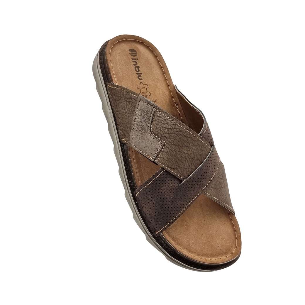 INBLU BU520100 Dark Brown Ανδρικές Παντόφλες