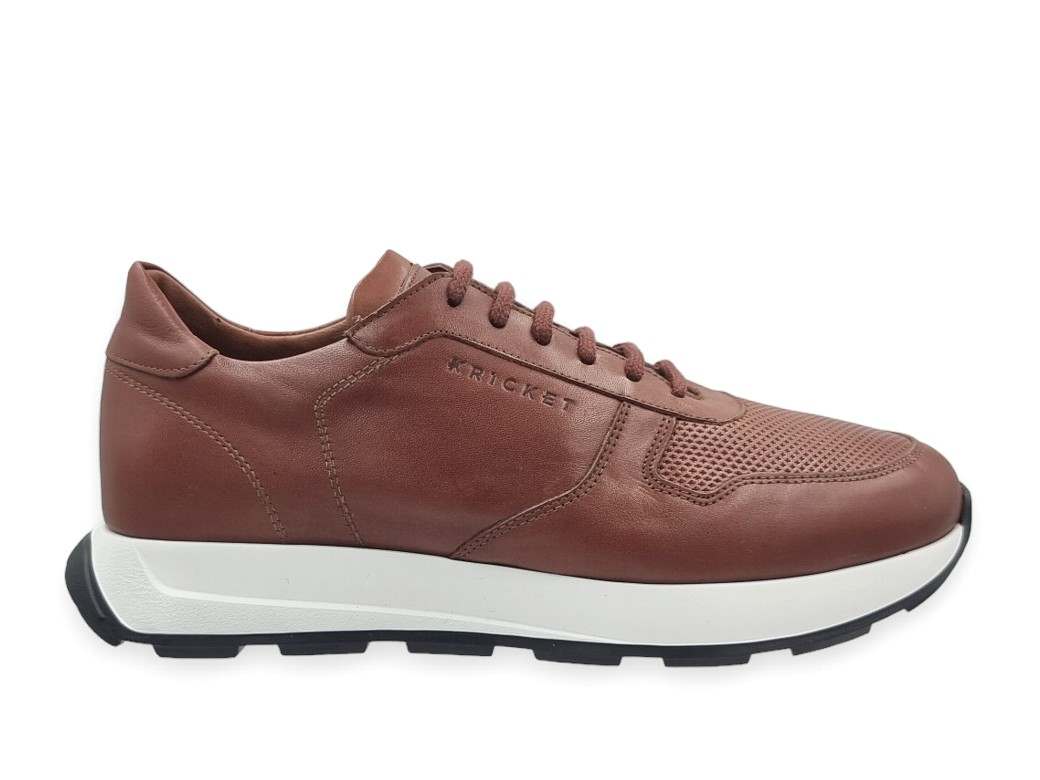 Kricket 3023 Κονιάκ Δερμάτινα Ανδρικά Παπούτσια