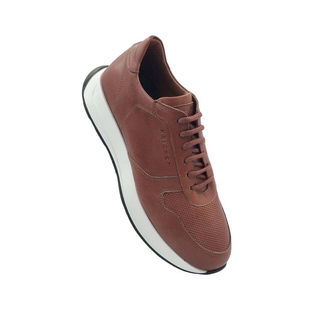 Kricket 3023 Κονιάκ Δερμάτινα Ανδρικά Παπούτσια