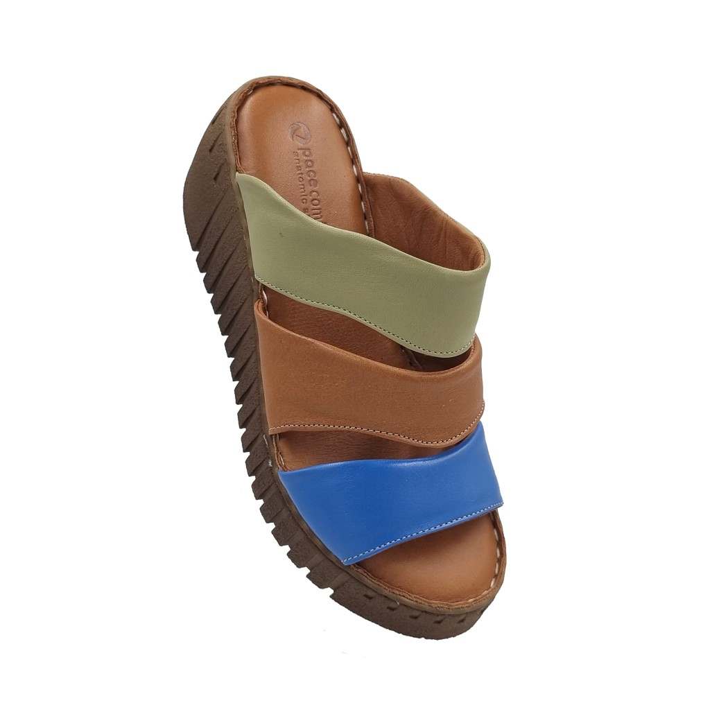 Pace comfort 16301 Multi Δερμάτινα Mule