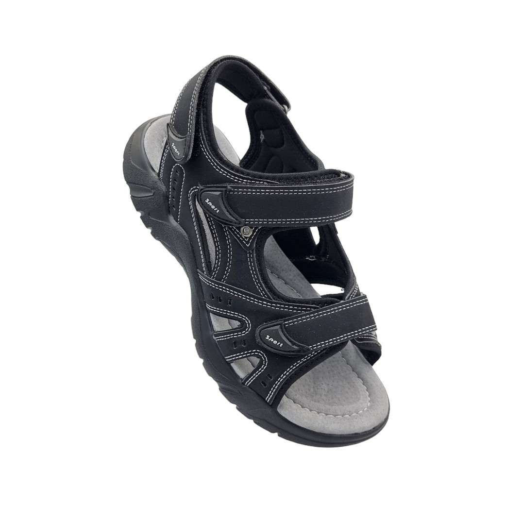 Sabino 128793 Μαύρα Ανδρικά Πέδιλα