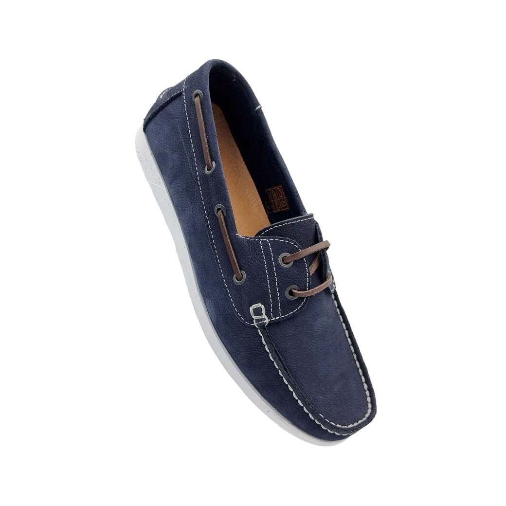 Safe Step 453532 Μπλε Δερμάτινα Ανδρικά Boat