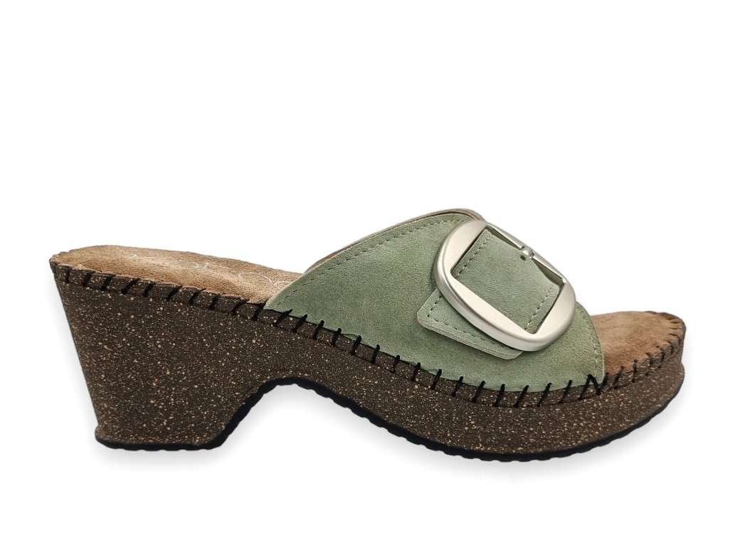 Tatoo TB-6050 Menta Δερμάτινα Γυναικεία Mules - Τσόκαρα