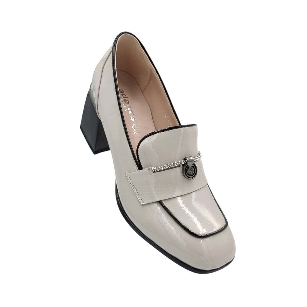 Adam's 815-24503 LT-Grey Γόβες - Μοκασίνια