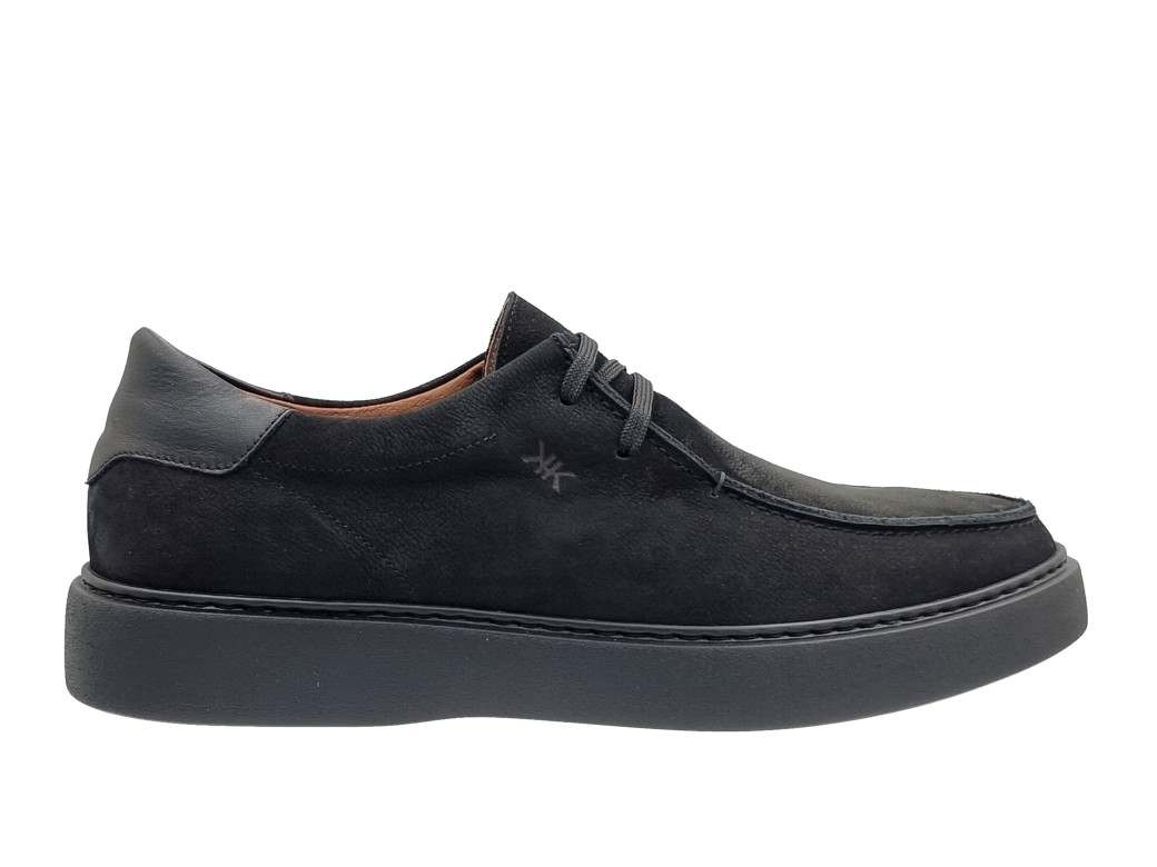Kricket 24x-1034B-34 black Casual Δερμάτινα Ανδρικά Παπούτσια