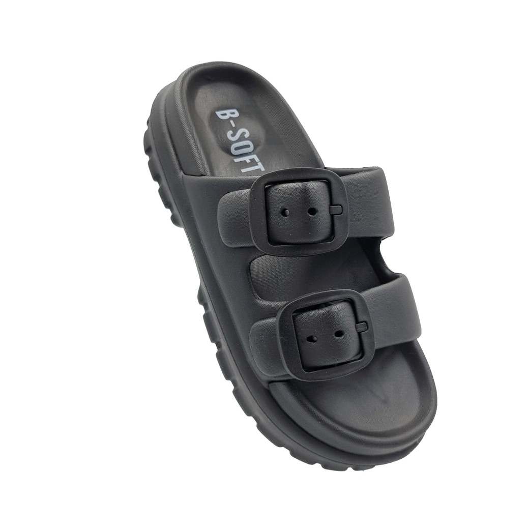 B-soft 55/24905 Black Γυναικείες Σαγιονάρες