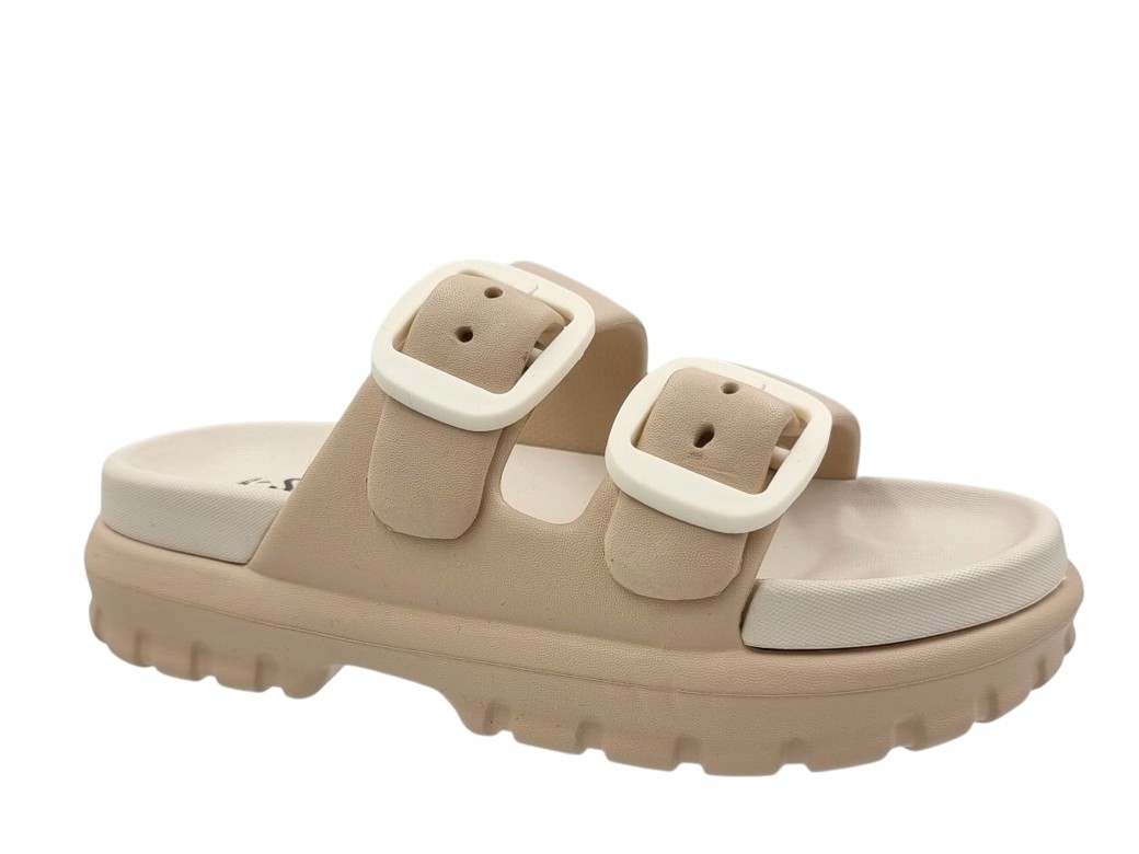 B-soft 55/24905 Beige Γυναικείες Σαγιονάρες