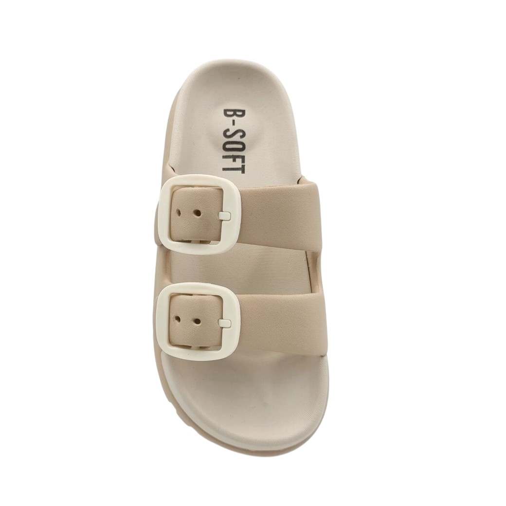 B-soft 55/24905 Beige Γυναικείες Σαγιονάρες