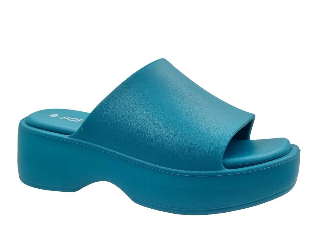 B-soft 2425 Τιρκουάζ Γυναικείες Σαγιονάρες - Mules