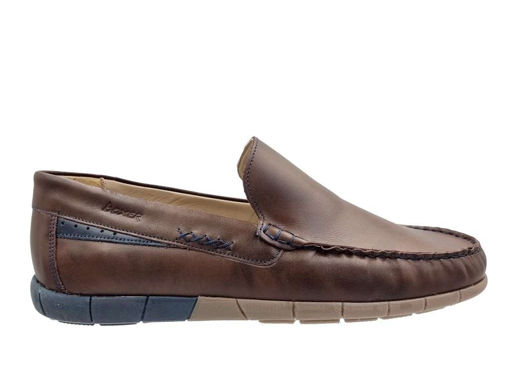 Boxer 21364 15-014 Καφέ Δερμάτινα Ανδρικά Μοκασίνια
