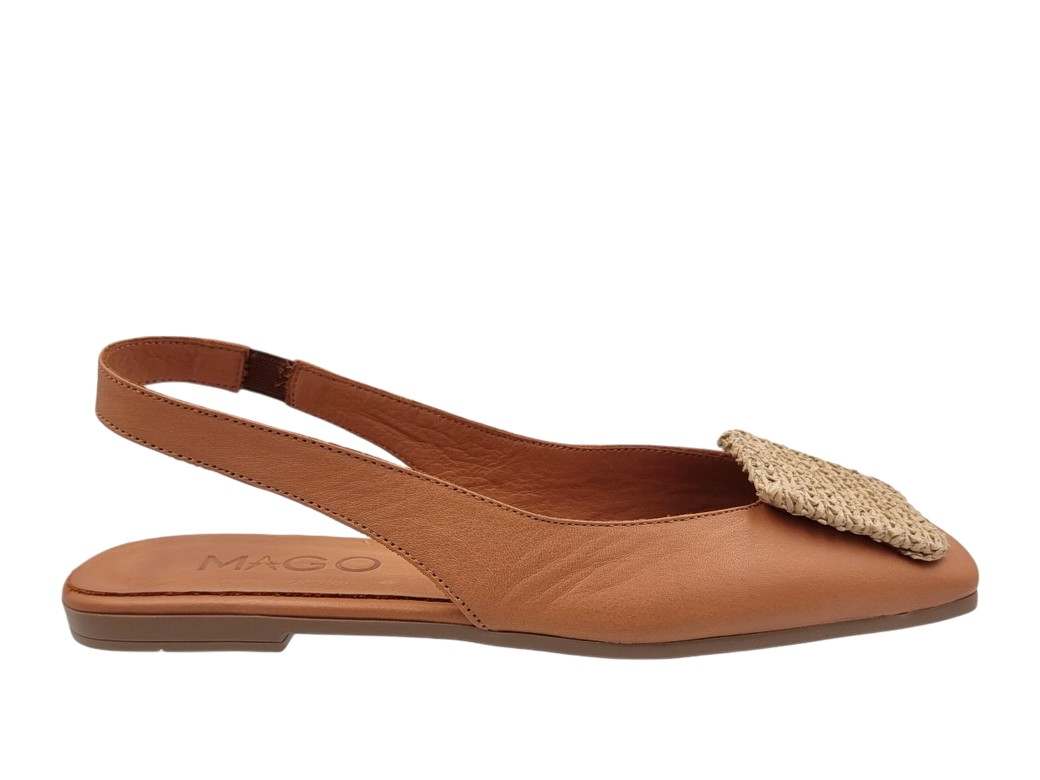 Mago 97578 Coconut Δερμάτινα Γυναικεία Σανδάλια