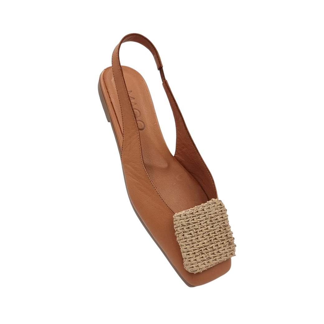 Mago 97578 Coconut Δερμάτινα Γυναικεία Σανδάλια