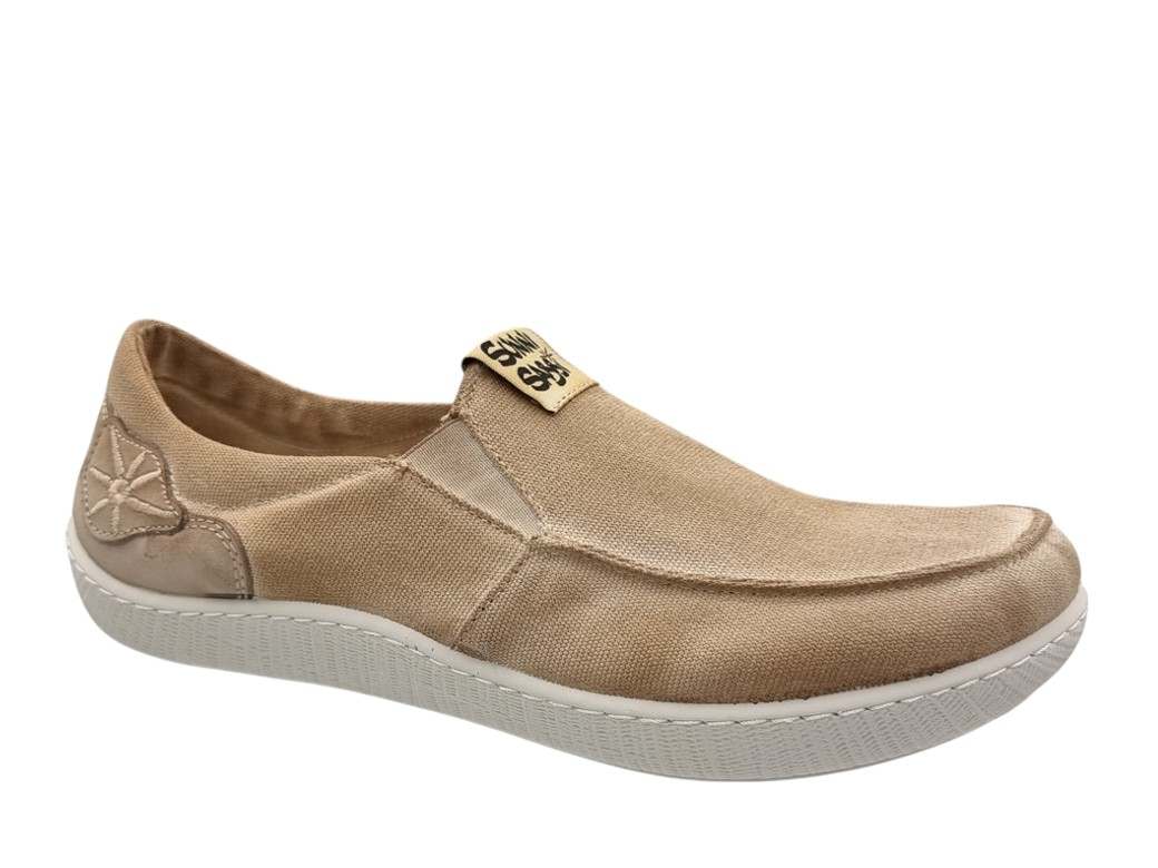 Sunni Sabbi 007 Cuero Πάνινα Ανδρικά Loafers