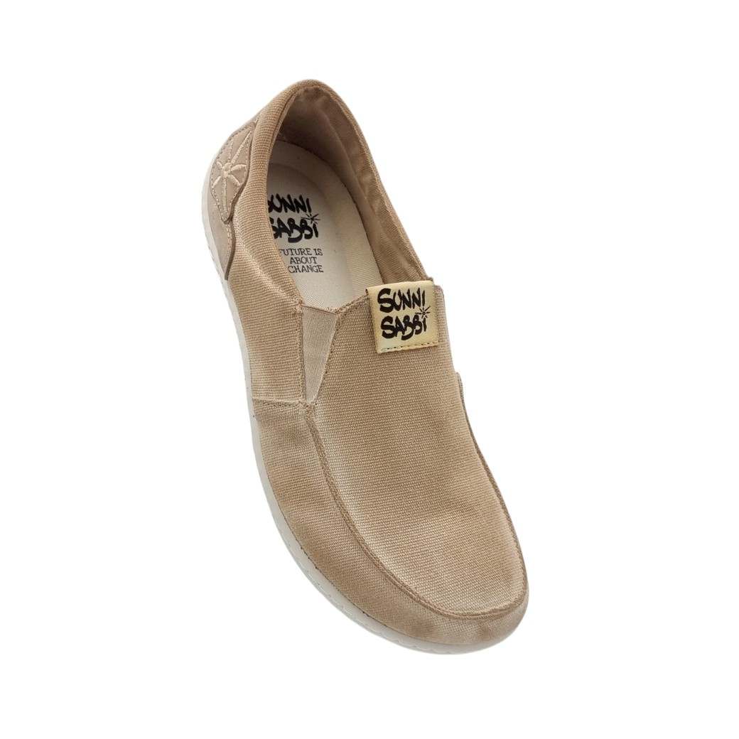 Sunni Sabbi 007 Cuero Πάνινα Ανδρικά Loafers