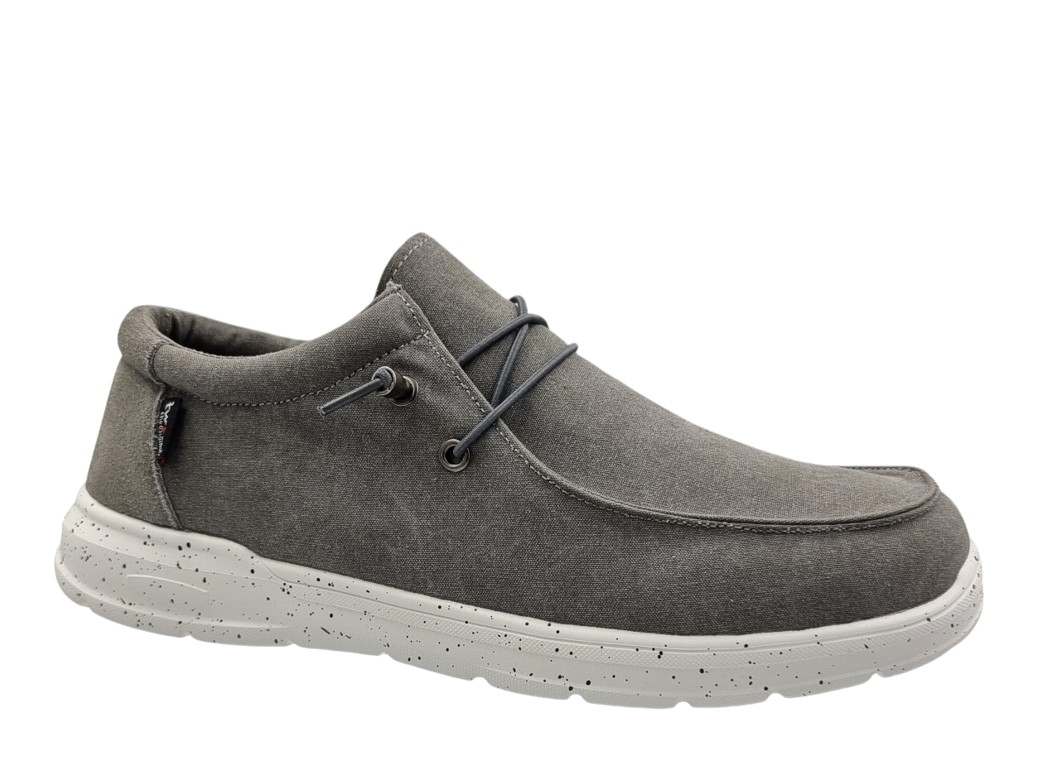Twist 150W-20 Grey Πάνινα Ανδρικά Loafers