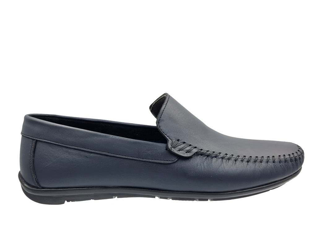 Gale 364618 Μπλε Δερμάτινα Ανδρικά Μοκασίνια