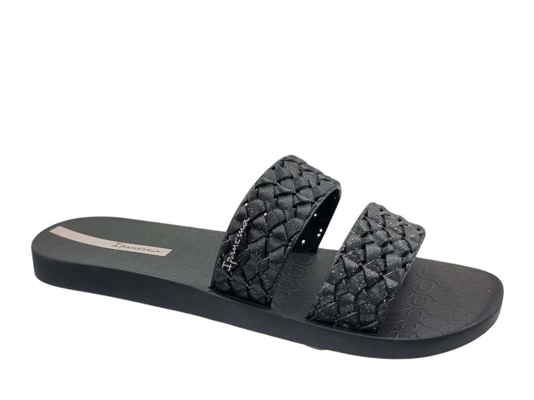 Ipanema 780-25361 Black glitter Γυναικείες Σαγιονάρες