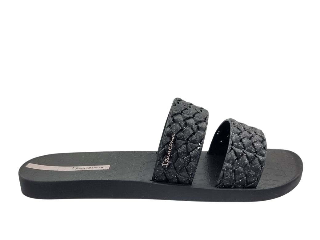 Ipanema 780-25361 Black glitter Γυναικείες Σαγιονάρες